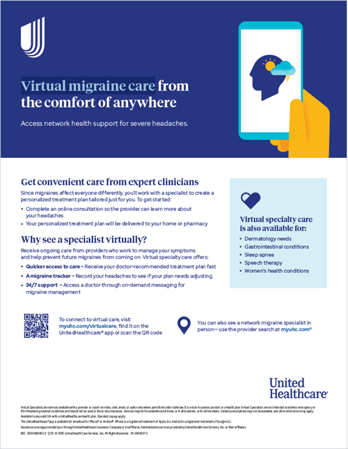 Virtual migraine care